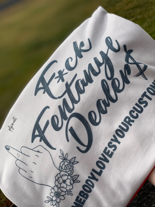 APPAREL FOR A CAUSE “F*ck Fentanyl Dealers” CUSTOM GRAPHC TEE